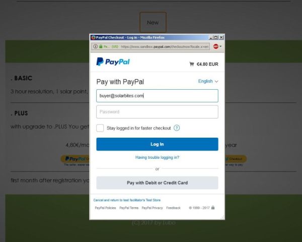 Choose payment method